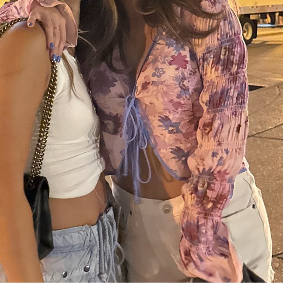 Free People Venice Printed Floral Top - Picture 5 of 5